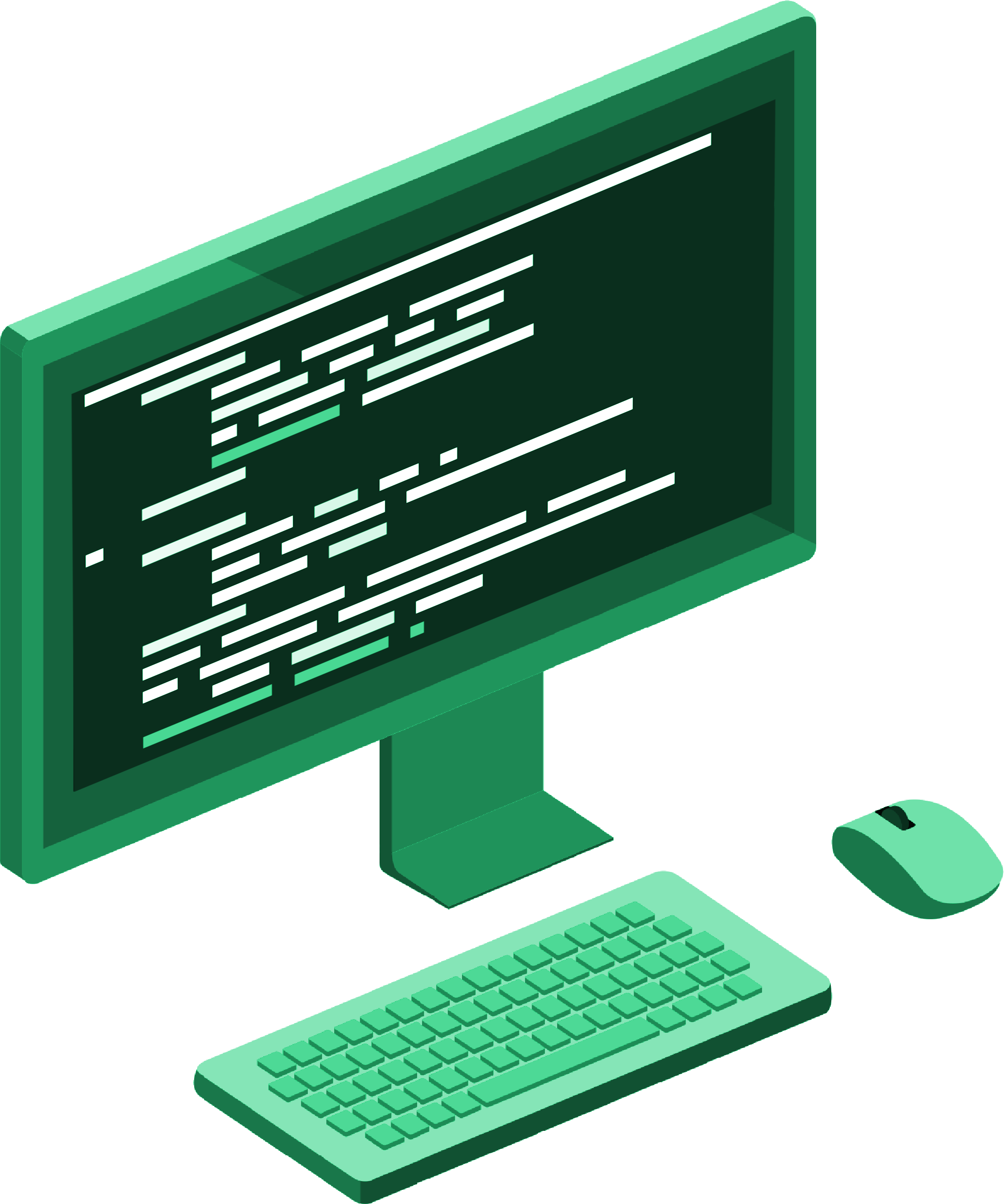 a picture of a computer with code on it